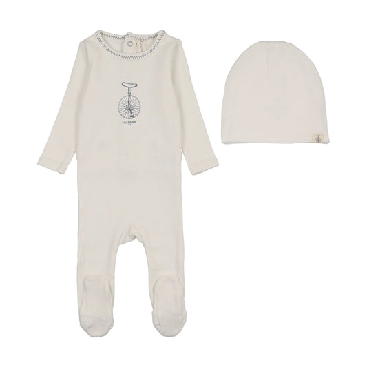 Lilette Bicycle Footie Set
