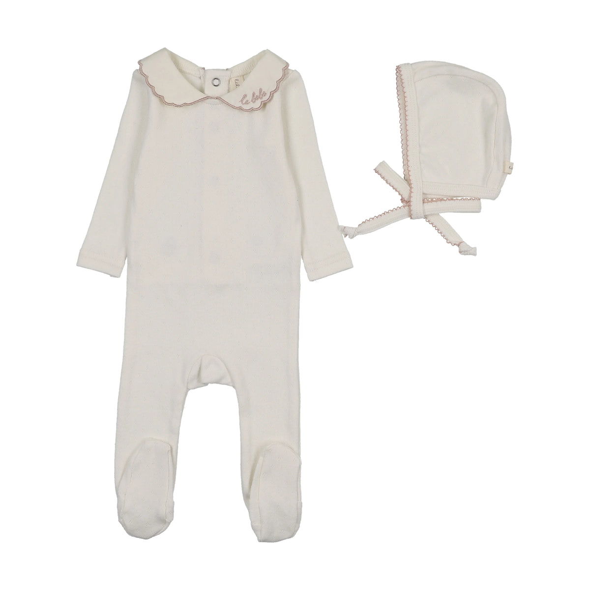 Lilette Le Bebe Pointelle Footie Set