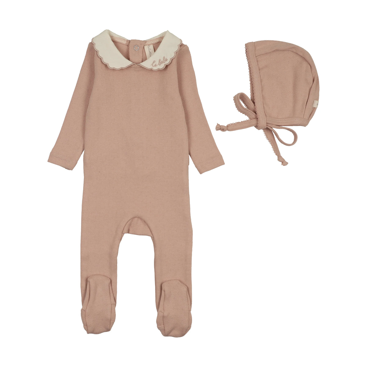 Lilette Le Bebe Pointelle Footie Set