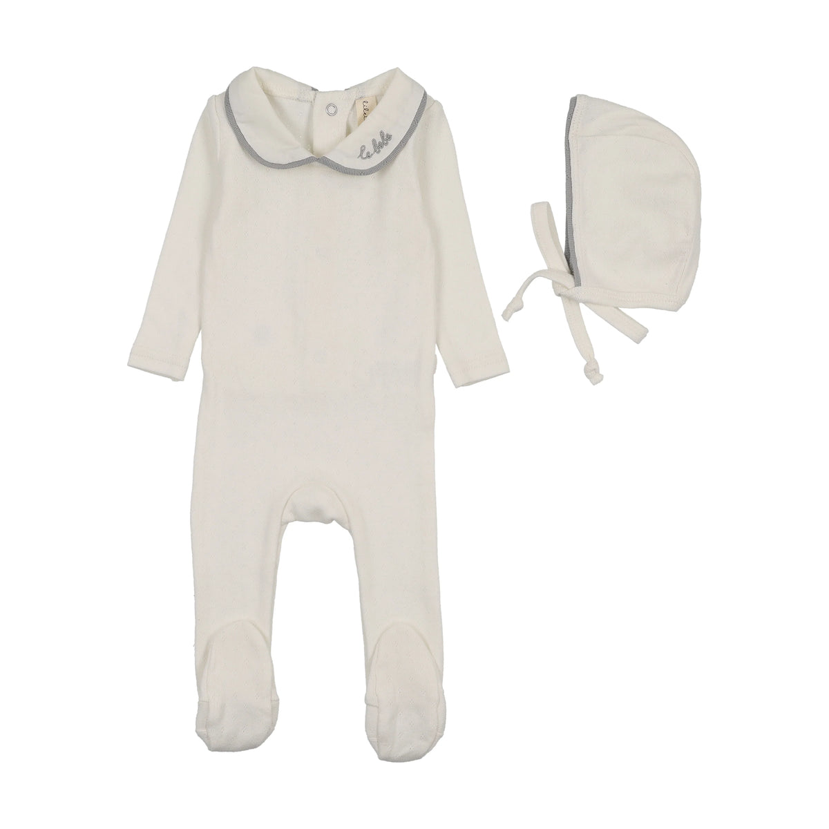 Lilette Le Bebe Pointelle Footie Set