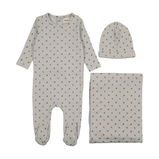 Mema Knit Berry Print 3 Piece Set