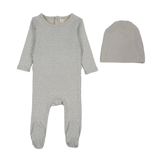 Lilette Mini Print Footie Set
