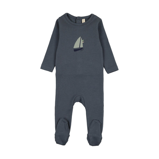 Lilette Nautical Graphic Footie