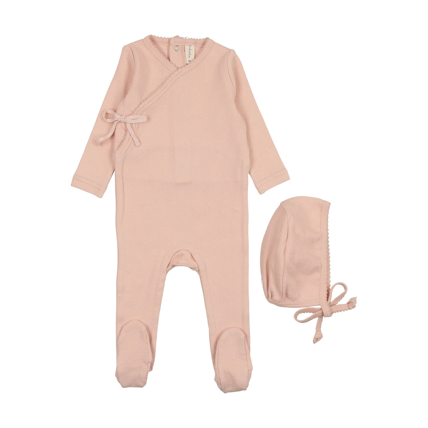 Lilette Pinpoint Wrapover Footie Set Classic