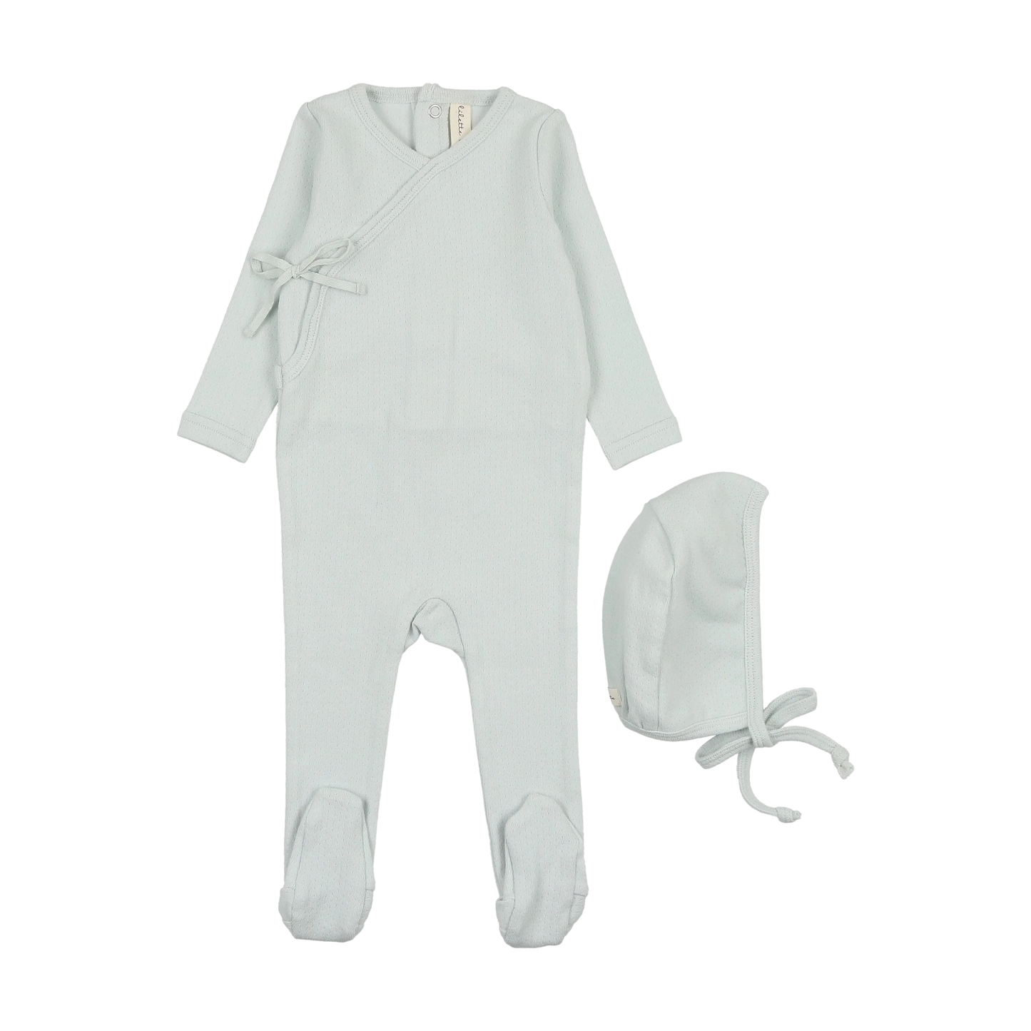 Lilette Pinpoint Wrapover Footie Set Classic