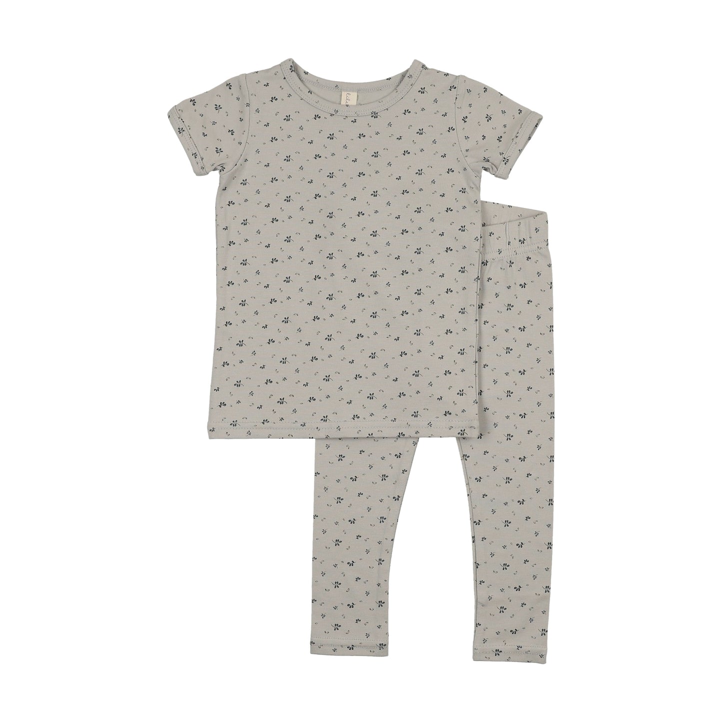 Lilette Printed Short Sleeve Legging Set
