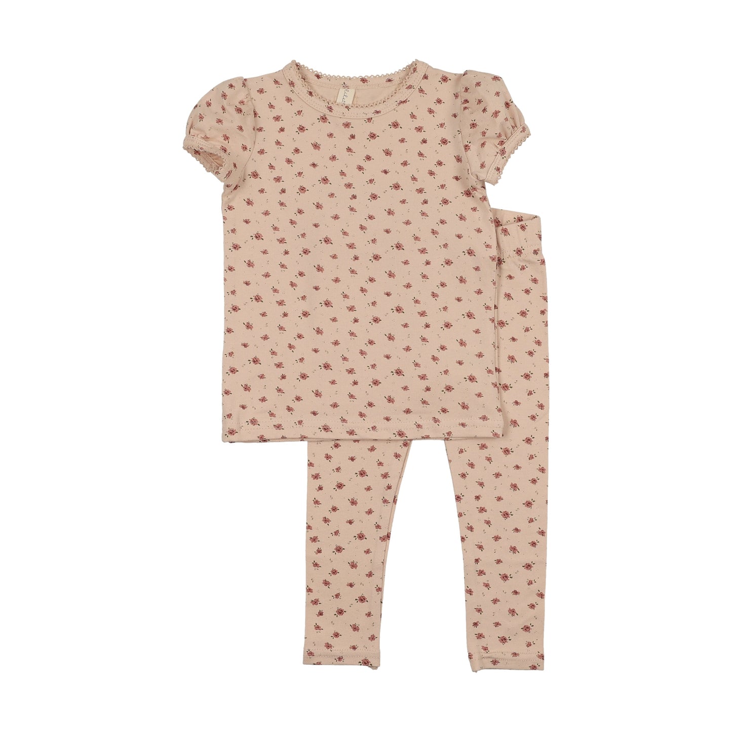 Lilette Printed Short Sleeve Legging Set