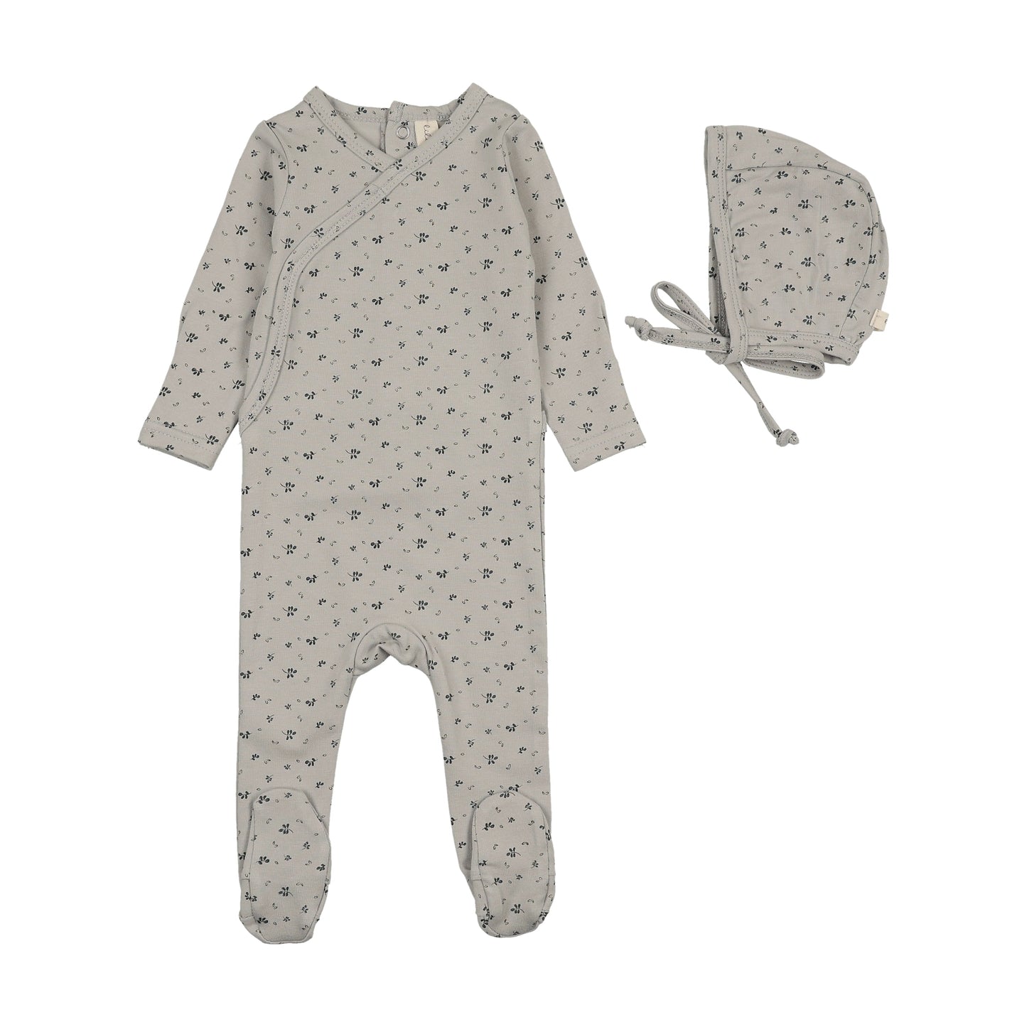 Lilette Printed Wrapover Footie Set