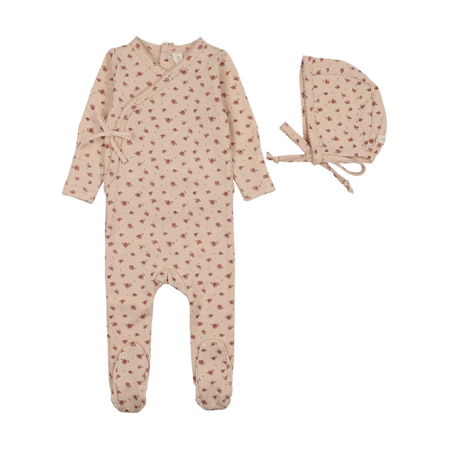 Lilette Printed Wrapover Footie Set
