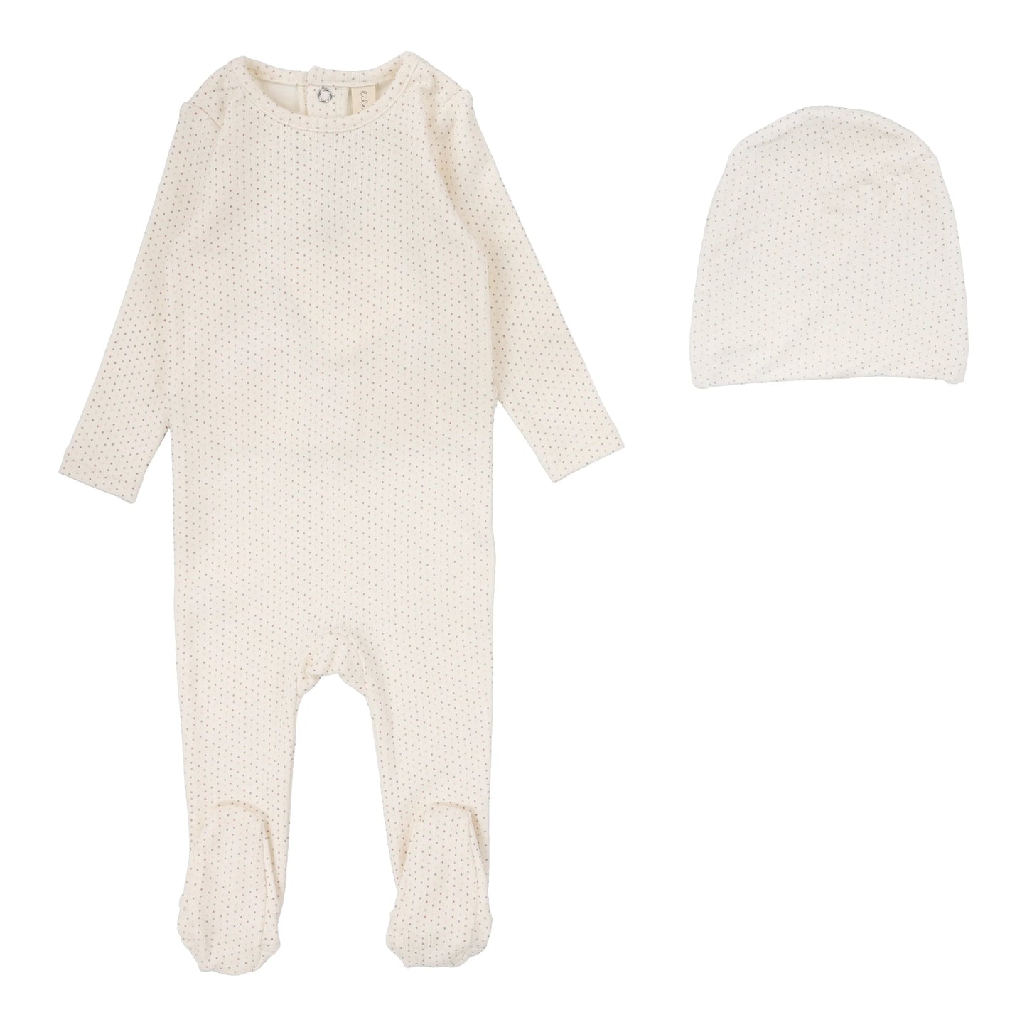 Lilette Dotted Footie Set