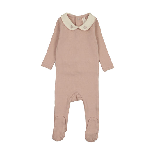 Lilette Sweetheart Collar Footie