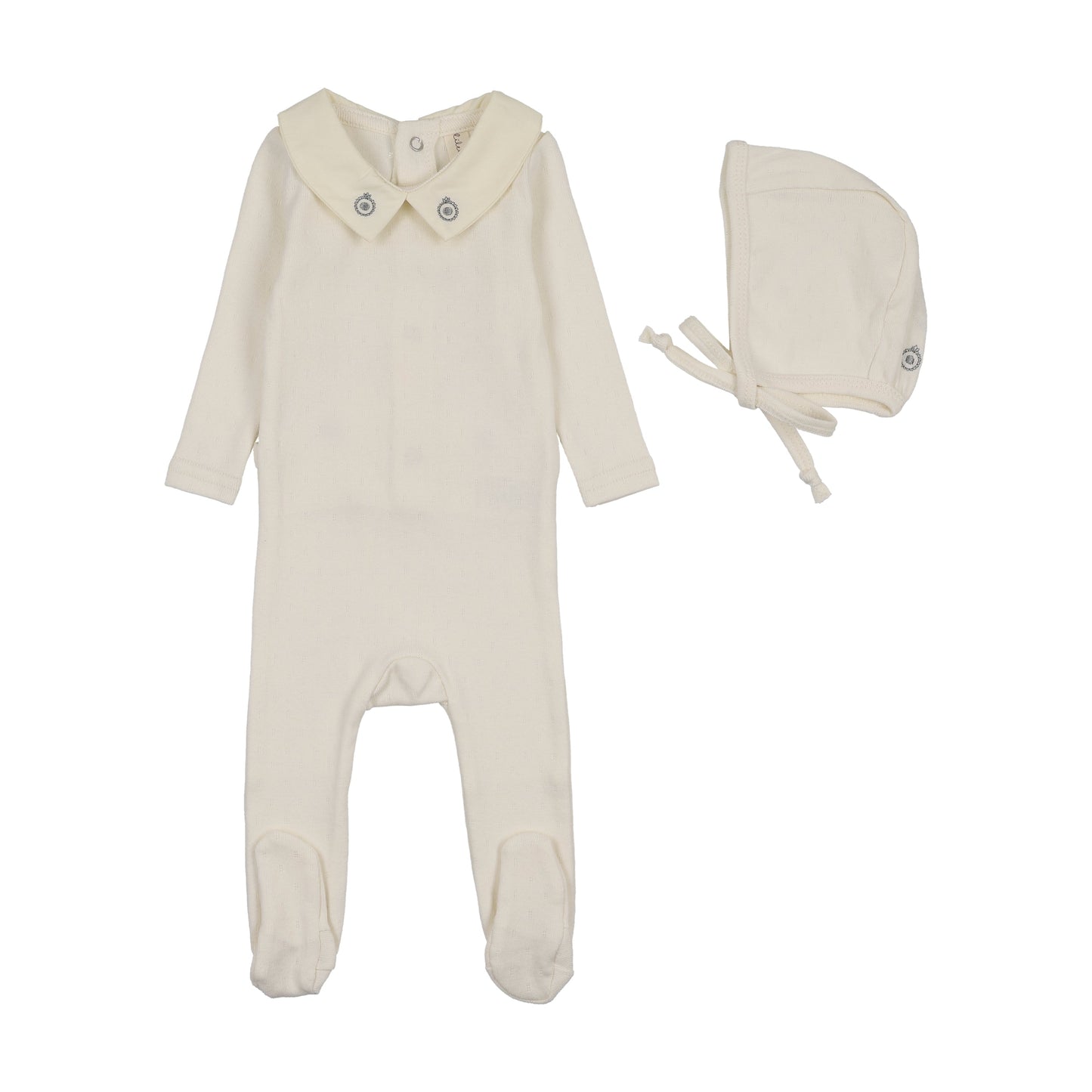 Lilette Sweetheart Collar Footie Set