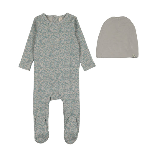Lilette Spotted Print Footie Set