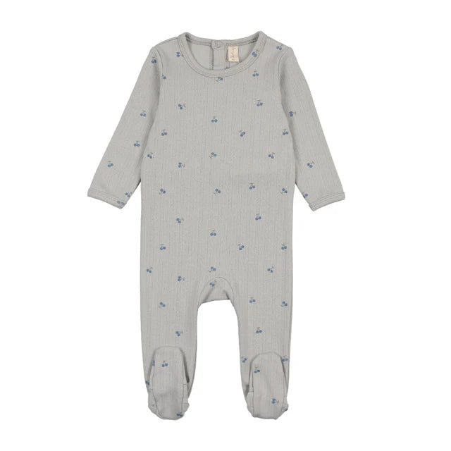 Bonjoy Printed Pointelle Footie