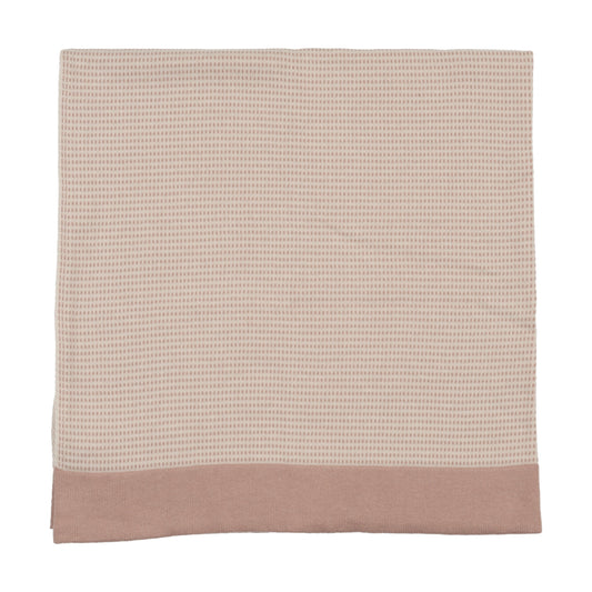 Lilette Two Tone Knit Blanket