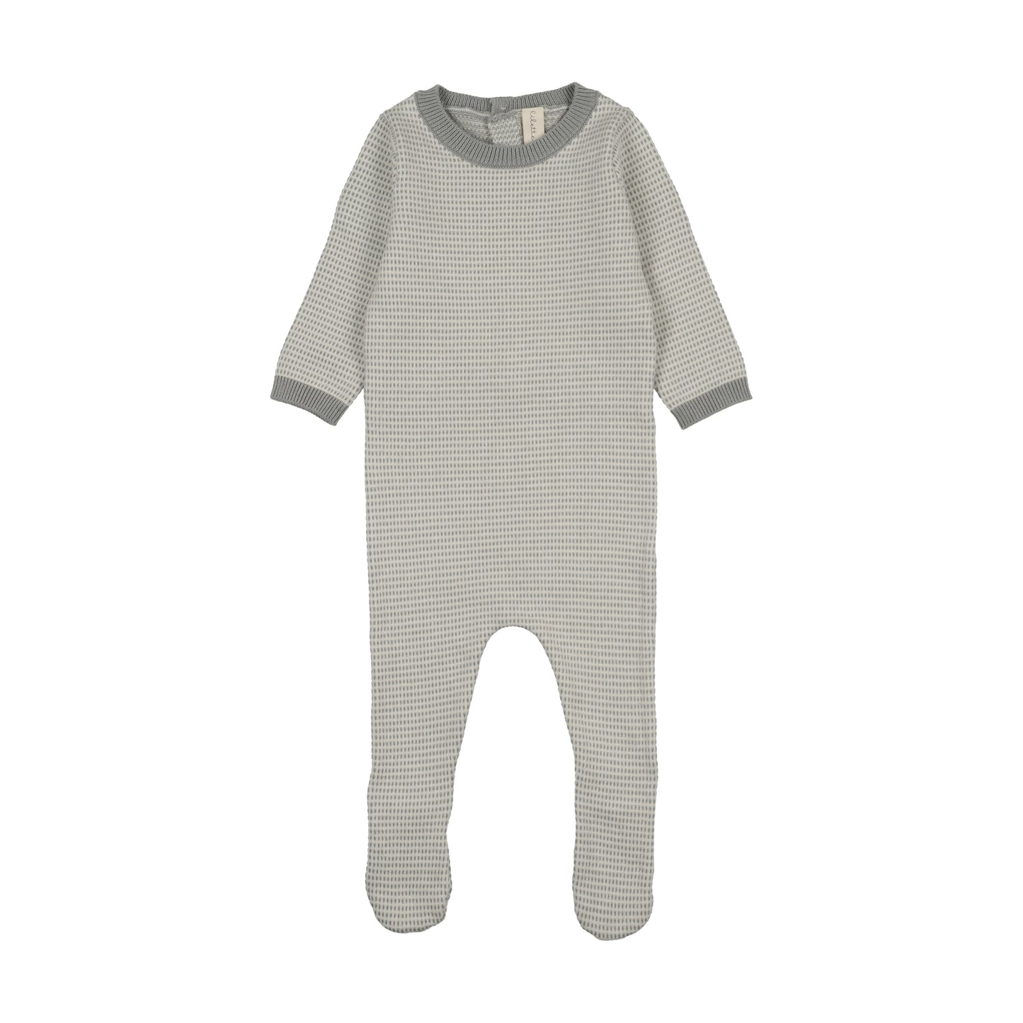Lilette Two Tone Knit Footie