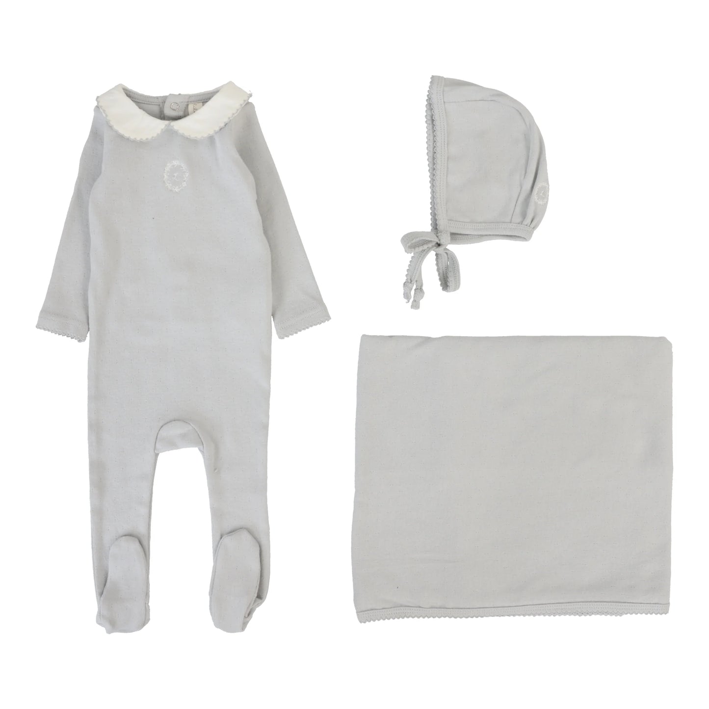Lilette Emblem Embroidered Layette Set