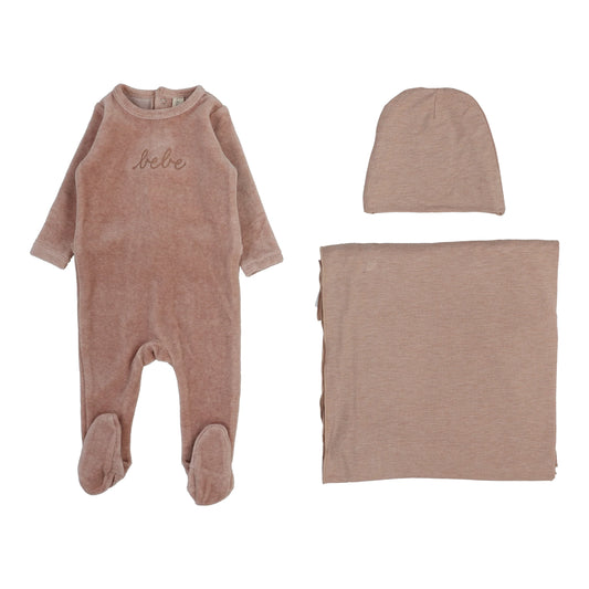 Lilette Velour Bebe Layette Set