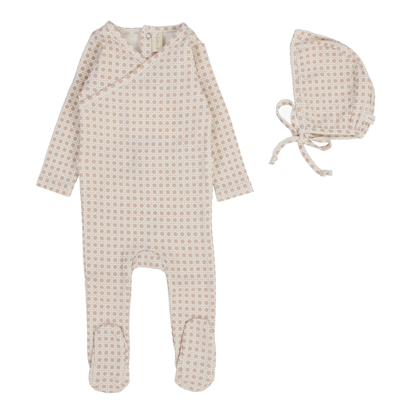 Lilette Woven Print Footie Set