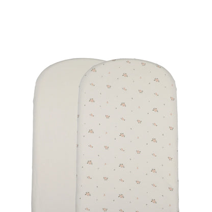 Lilette Rosebud Bassinet 2 Pack Sheets