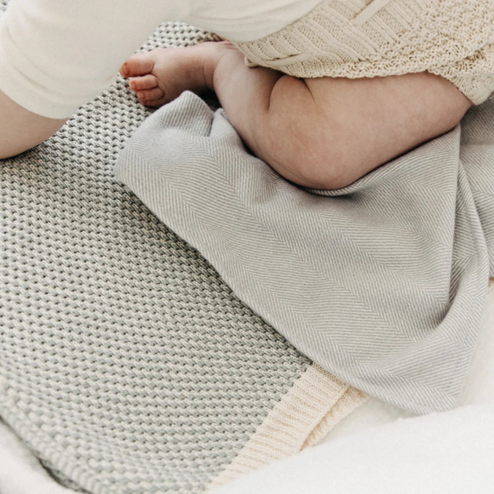 Domani Home Brunello Knit Baby Blanket