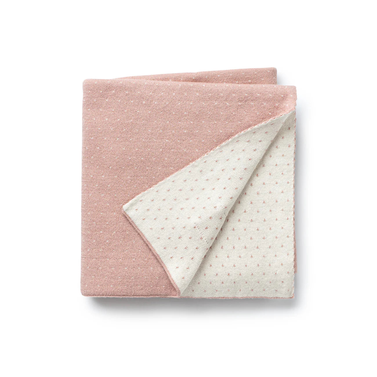 Domani Home Dotty Knit Baby Blanket