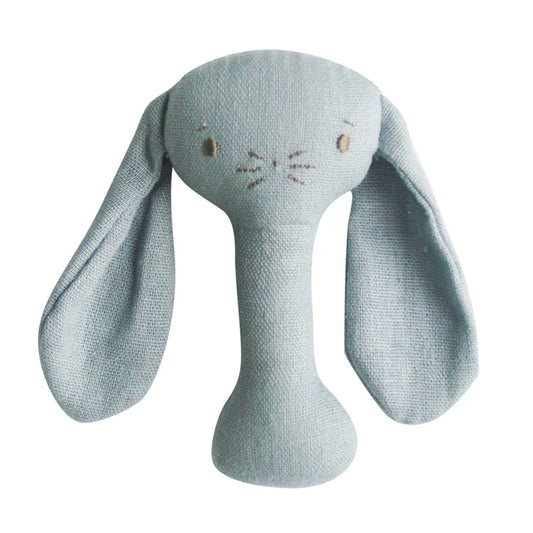 Alimrose Linen Bobby Bunny Stick Rattle