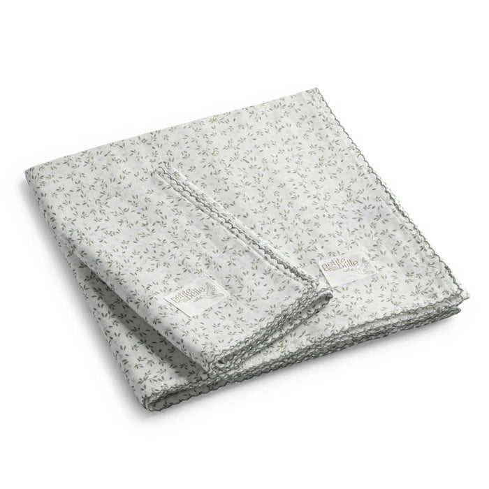 Petit Belle Swaddle Burp Cloth Set