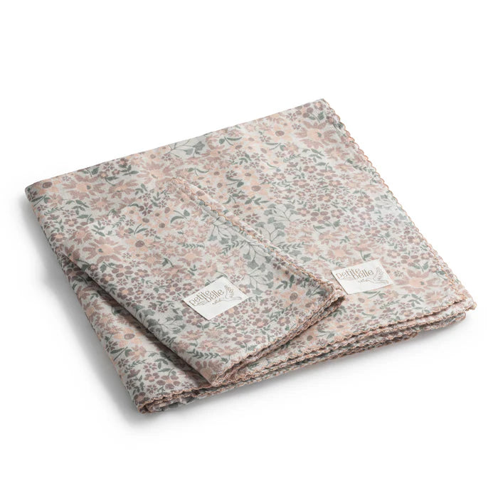 Petit Belle Swaddle Burp Cloth Set