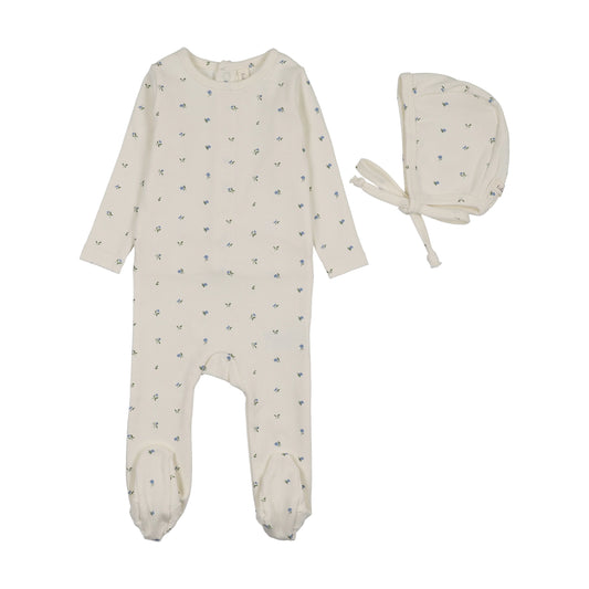 Lilette Bitsy Floral Footie Set