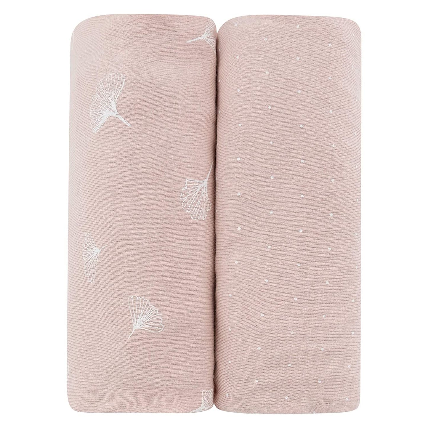 Ely's & Co Gingko Print Cotton Bassinet Sheets (2 pack)