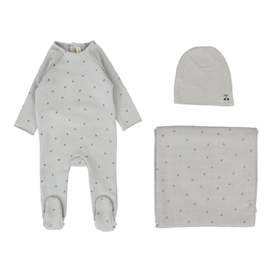 Lilette Cherry Print Layette Set
