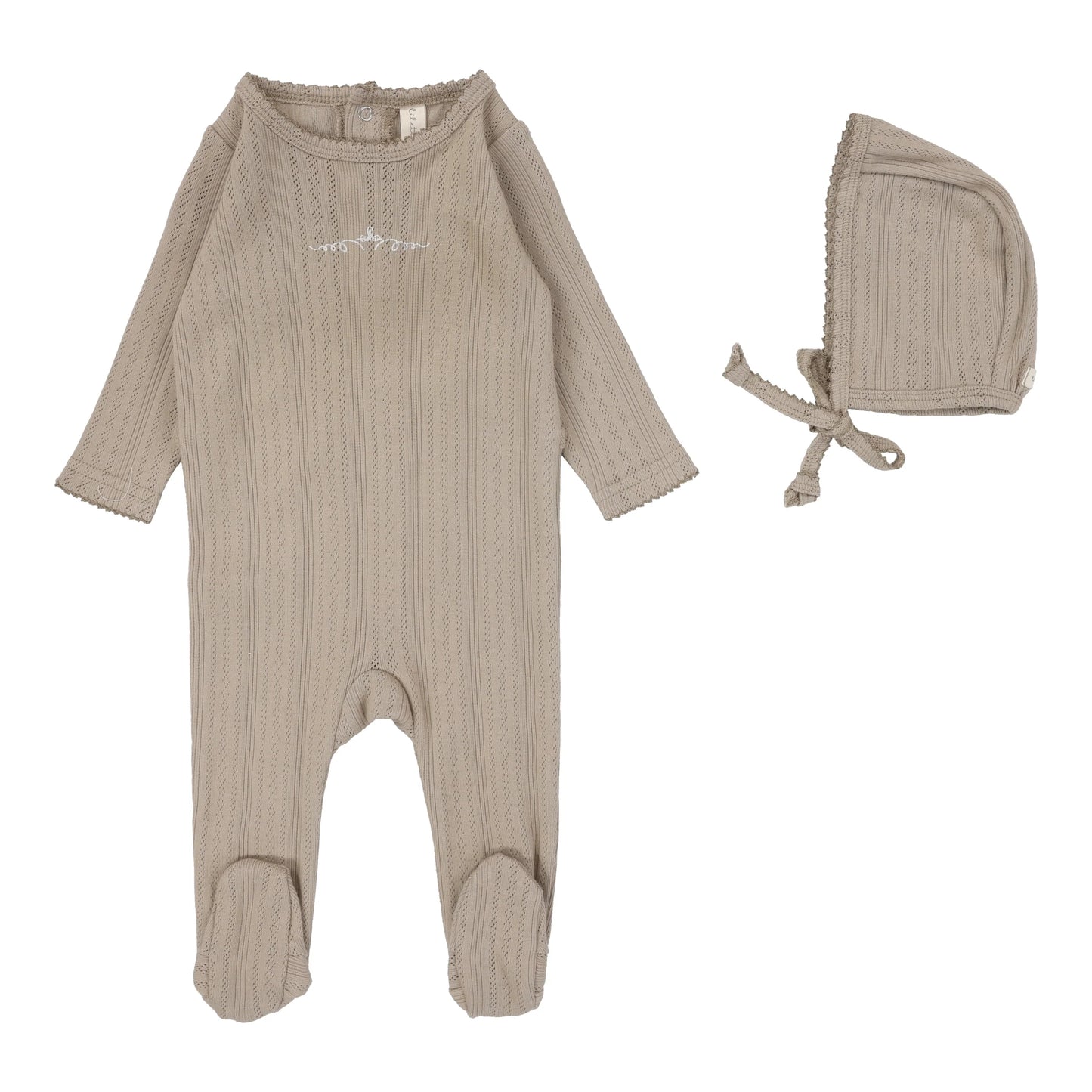 Lilette Pointelle Graphic Footie Set
