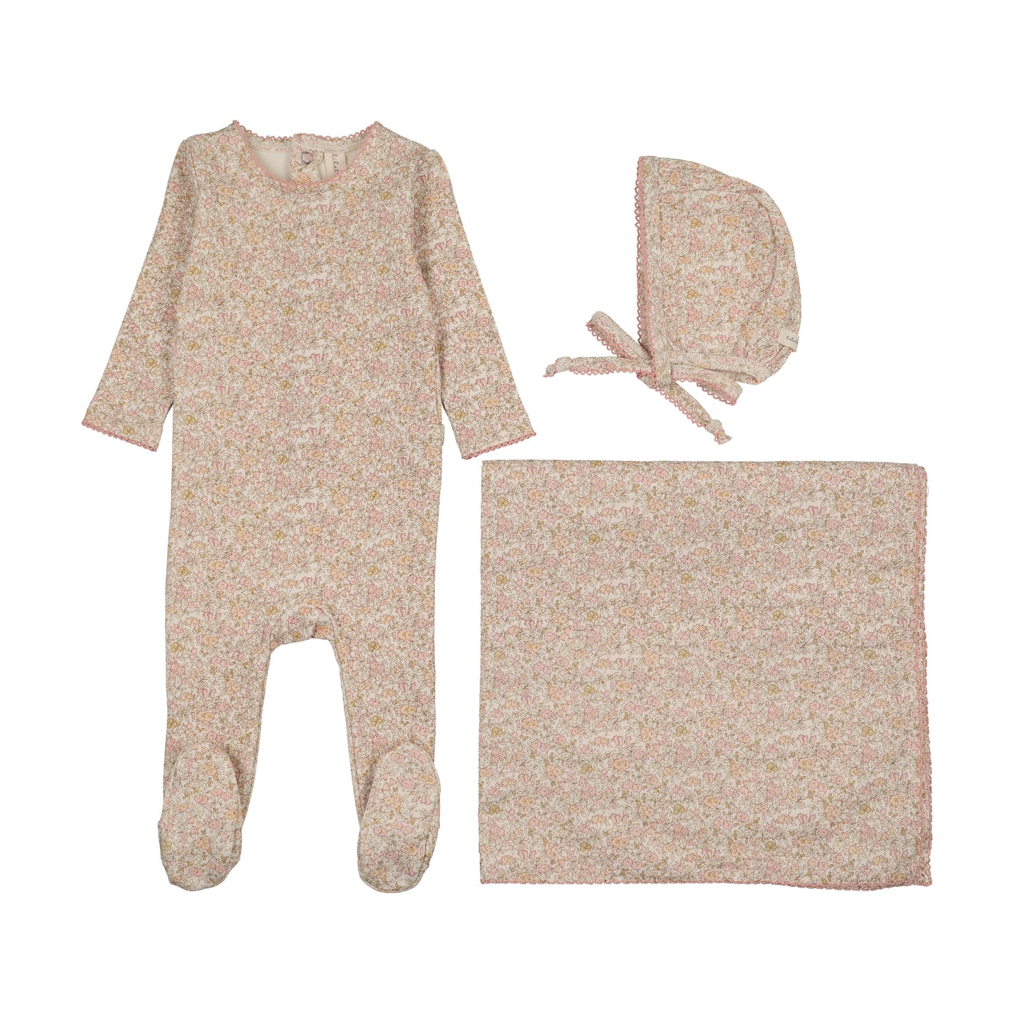 Lilette Liberty Floral Footie Set + Blanket